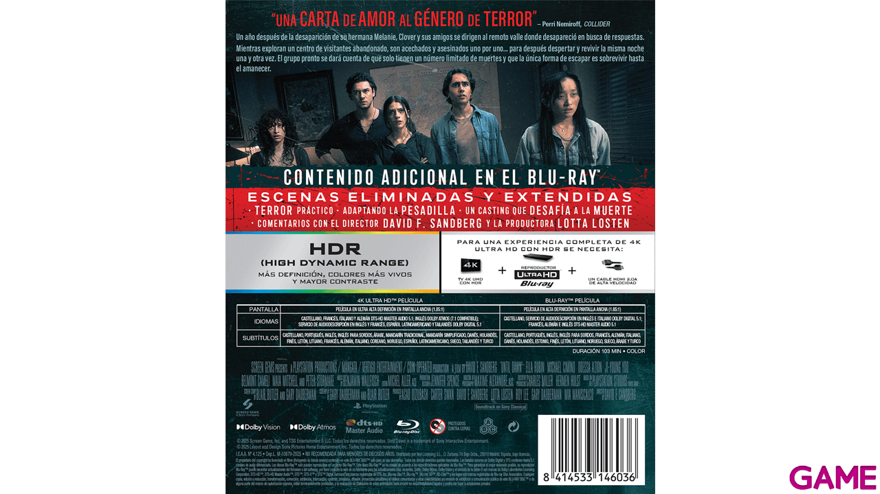 Until Dawn 4K + BD