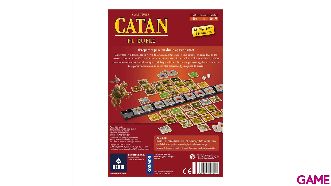 Juego de mesa Catan Duelo