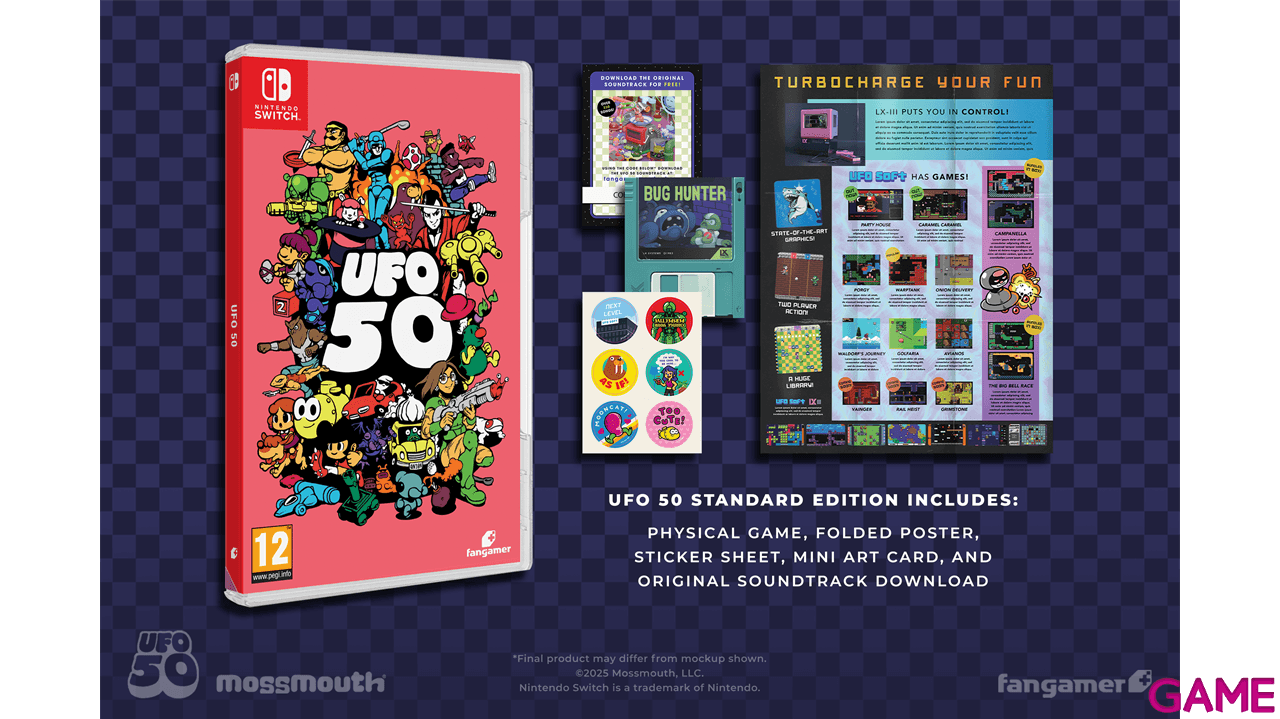 UFO 50 Nintendo Switch