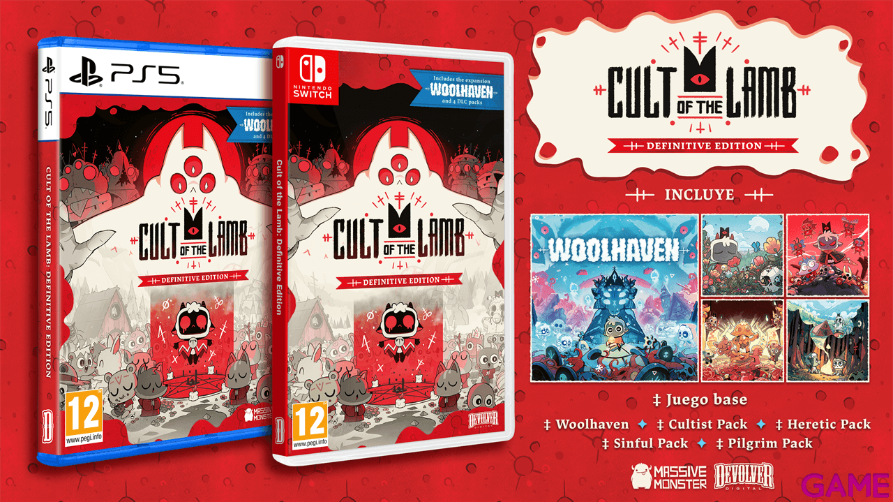 Cult of the Lamb Definitive Edition PS5
