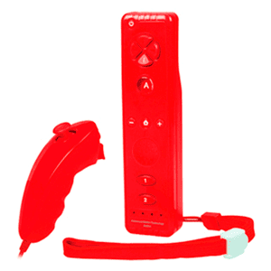 Combo Mandos Rojo GAMEware (Reacondicionado)
