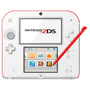 Nintendo 2DS Blanco-Rojo