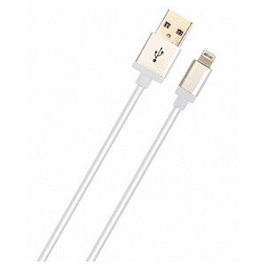Cable Usb Lightning Blanco para iPhone 5-6 Khora