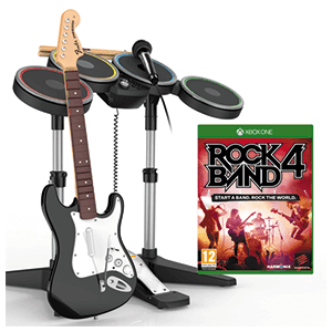 Rock Band 4 + Guitarra Stratocaster+Batería+Micro