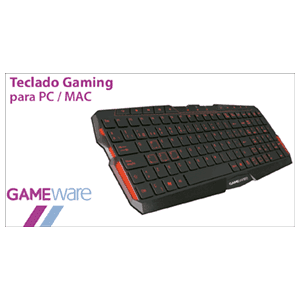 GAMEware MK0GW Spanish Layout - Teclado Gaming