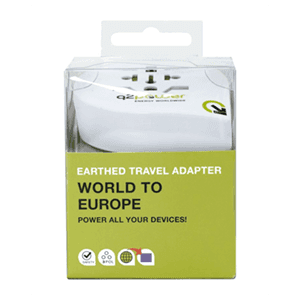 Adaptador Viaje para Europa Q2Power