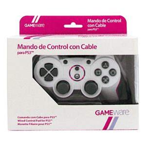 Mando de Control con Cable Blanco GAMEware - Seminuevo