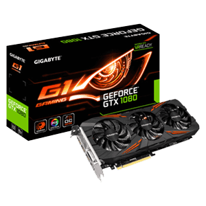 GIGABYTE GeForce GTX 1080 G1 GAMING 8GB GDDR5X - Tarjeta Gráfica Gaming