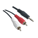 Nanocable audio Jack 3.5 Estereo  M-2RCA  1.5MTS
