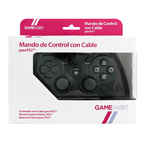 Mando de Control con Cable Negro GAMEware - Seminuevo