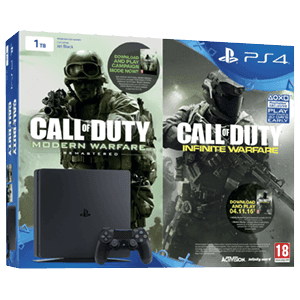 Playstation 4 Slim 1Tb + CoD: Infinite Warfare + COD: Modern Warfare