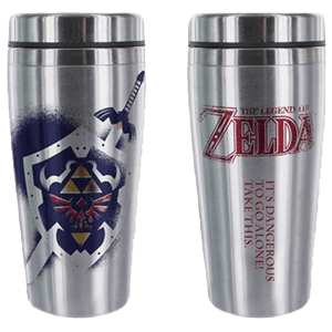 Vaso termo metalico de viaje Zelda Link