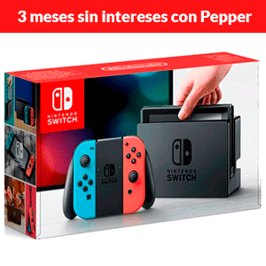 Nintendo Switch Azul Neon Rojo Neon