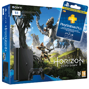 Playstation 4 Slim 1Tb + Horizon: Zero Dawn + Tres Meses PSN