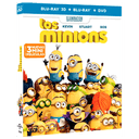 Minions BD 3D + 2D + DVD