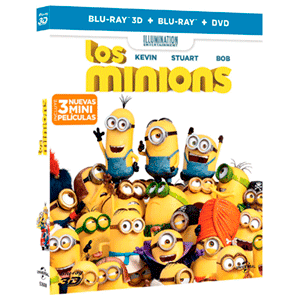 Minions BD 3D + 2D + DVD