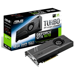 ASUS GeForce GTX 1070 Turbo 8GB GDDR5 - Tarjeta Gráfica Gaming