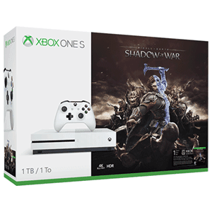 Xbox One S 1TB + Sombras de Guerra