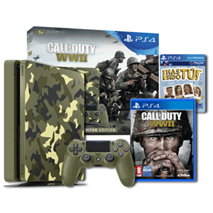 Playstation 4 Slim 1Tb Edición Limitada + CoD WW II + ¡Has Sido Tú!