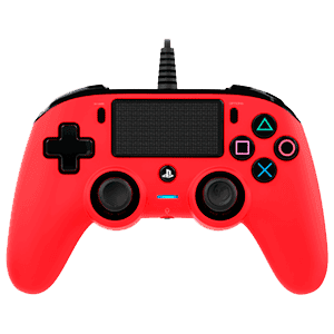 Mando Nacon Con Cable Rojo - Licencia Oficial Sony