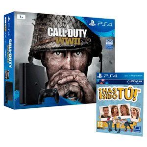 Playstation 4 Slim 1Tb + COD WW II + Has Sido Tú!