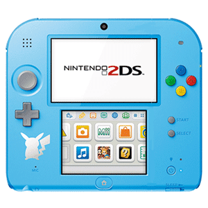 Nintendo 2DS Azul Pokemon Sol-Luna