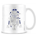 Taza Star Wars: R2-D2 Exploded 320ml