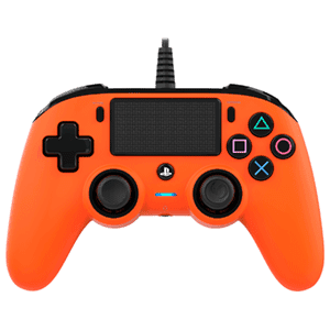 Mando Nacon Con Cable Naranja - Licencia Oficial Sony
