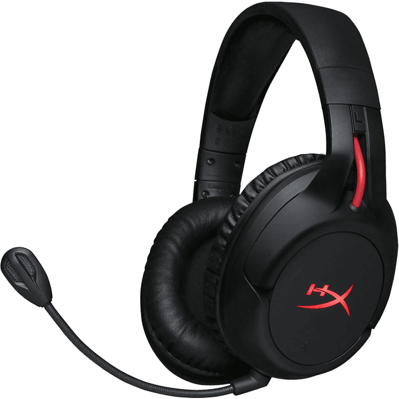 HyperX Cloud Flight Wireless LED Rojo PC - PS4 - PS5 - Auriculares Gaming