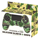 Funda Silicona Camo + Grips Mando PS4