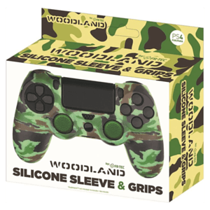 Funda Silicona Camo + Grips Mando PS4