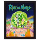 Cuadro 3D Rick & Morty: Portal