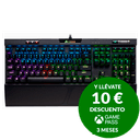 CORSAIR K70 RGB MK.2 Mecánico Cherry MX Red Spanish Layout - Teclado Gaming