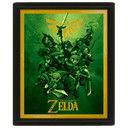 Cuadro 3D The Legend of Zelda: Link