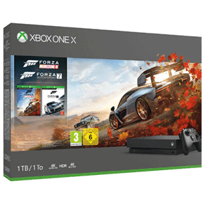 Xbox One X 1TB + Forza Horizon 4 y Forza Motorsport 7