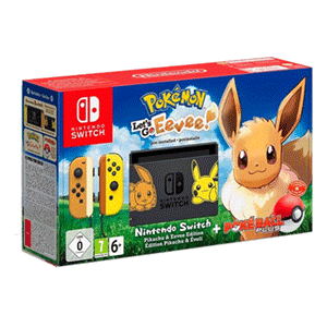 Nintendo Switch Edición Pokémon - Let´s Go Eevee + Poké Ball Plus