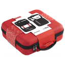 Funda Maletín Semirrígida Roja para Nintendo Switch y Accesorios