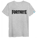 Camiseta Logo Gris Fortnite XL