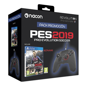 Pack Nacon Revolution V2 + Pro Evolution Soccer 2019 - Reacondicionado