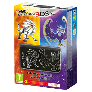 New Nintendo 3DS XL Negra Edición Pokémon Sol y Luna - Seminuevo