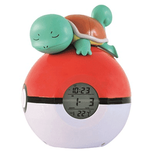 Reloj Despertador Pokemon Squirtle - Reacondicionado