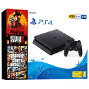 Playstation 4 Slim 1Tb + Red Dead Redemption II + Grand Theft Auto V