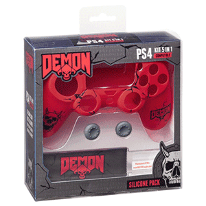 Indeca Demon Kit 5 Accesorios mando PS4 - Pack Perifericos
