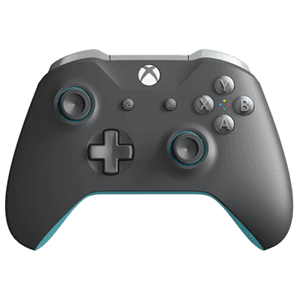 Controller Inalámbrico Microsoft Gris y Azul - Seminuevo