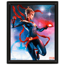 Cuadro 3D Capitana Marvel