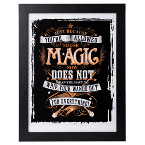 Print Enmarcado Harry Potter: Magic