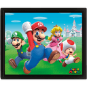 Cuadro 3D Super Mario: Group Run