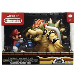 Pack especial de 2 figuras Bowser contra Super Mario
