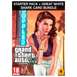Grand Theft Auto V: Premium Online Edition & Great White Shark Card Bundle