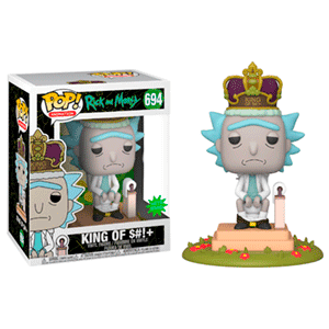 Figura POP Rick y Morty: King of $#!+ Con Sonido
